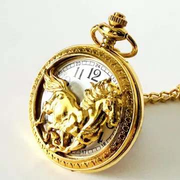 회중시계/헌터/쿼츠/남성용/여성용/금/말