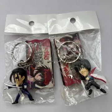 바람의 검심 등장 피규어 키링 2개 세트