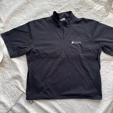 Russell Athletic 하프 지퍼 T