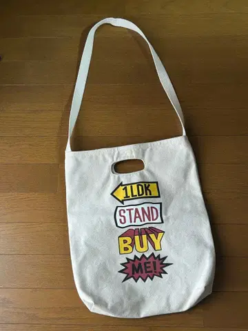 1LDK 캠퍼스 토트백 STAND BUY ME 로고