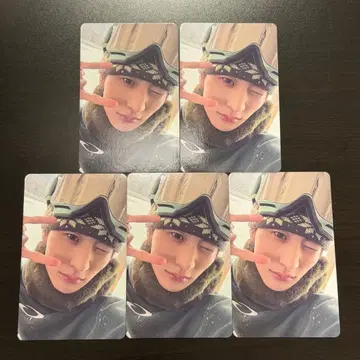 앤톤 럭키 드로우 트레이딩 카드 5장 팝업 RIIZE 1