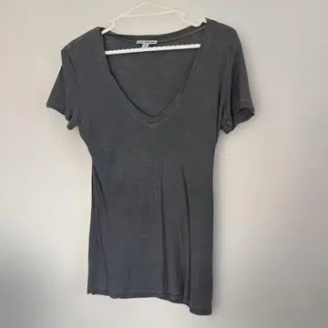 JAMES PERSE 그레이 V넥 T셔츠 사이즈 0