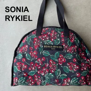 [ SONIA RYKIEL ] 소니아 리키엘 보스턴 백 체리 패턴