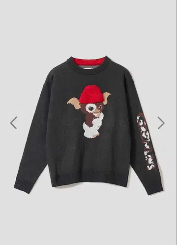 그라니프 graniph 그렘린 기즈모 옷 입은 자카드 니트 [ M ]