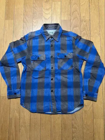 JELADO 블록 체크 플란넬 셔츠