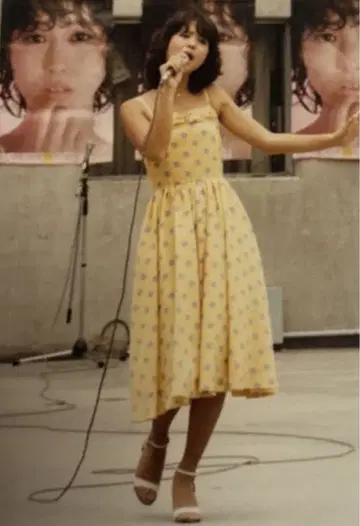 마츠다 세이코 데뷔 이벤트 A4 사이즈 광택 사진