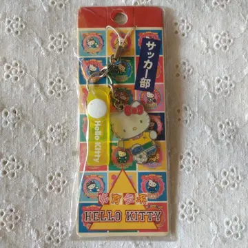 헬로키티 축구부 체육계 스트랩 레트로