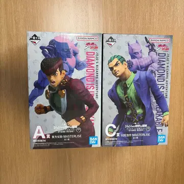 죠죠의 기묘한 모험 타월 스티커 피규어 세트 A상 C상