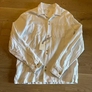 AIME LEON DORE 오픈 카라 화이트 셔츠 L 사이즈