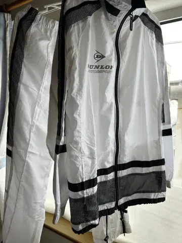 DUNLOP MOTORSPORT 윈드 브레이커 상하의 세트