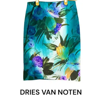 드리스반노튼 DRIES VAN NOTEN 레어 실크 스커트 36