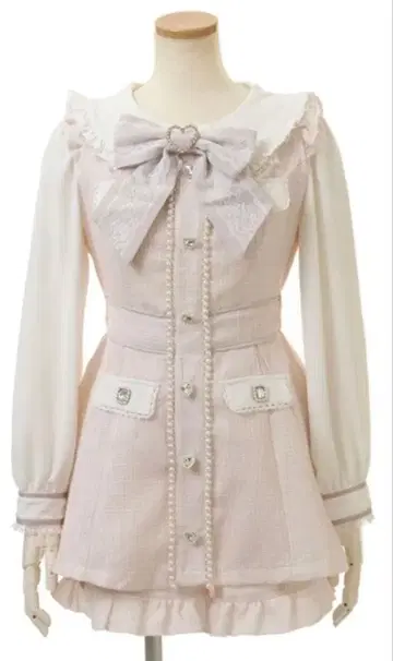 리본 트위드 셋업 LIZLISA