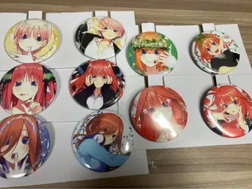 제일복권 5등분의 신부 캔뱃지 컴프 5개 세트