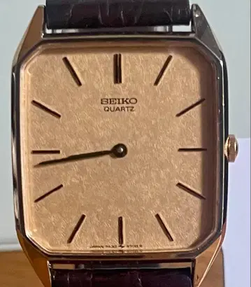SEIKO 남성용 쿼츠 손목시계 골드 빈티지