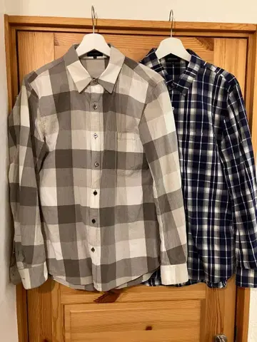 [ ATTACHMENT ] 체크 셔츠 2개 세트 사이즈 2/3