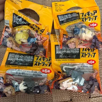 강철의 연금술사 피규어 스트랩 4개 세트