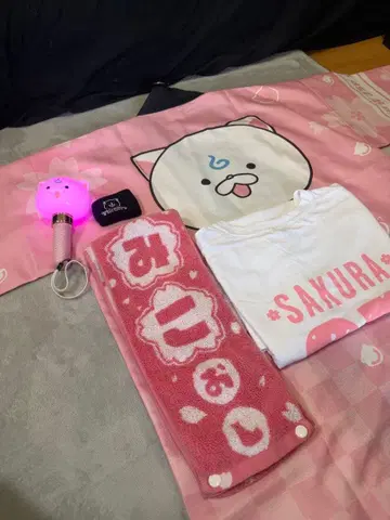 사쿠라 미코 하피 T셔츠 타월 봉제 인형 세트