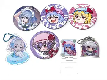 동방project 이자요이 사쿠야 레밀리아 플랑도르 홍마관 7개 세트