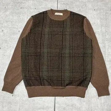 컨디션 최상 EDIFICE 울 니트 스웨터 하이 디자인 에디피스