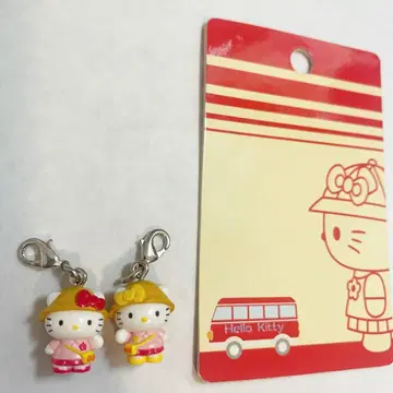 헤이세이 레트로 헬로키티 유치원 스트랩 2005년 산리오