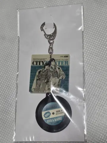 시티헌터 아크릴 키링 레코드 사에바 료 마키무라 카오리 팝업