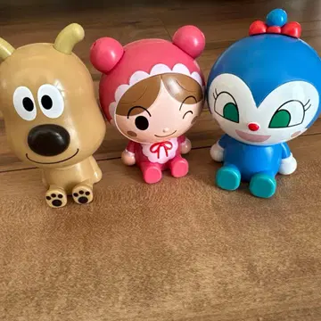 호빵맨 캐릭터 피규어 3개 세트