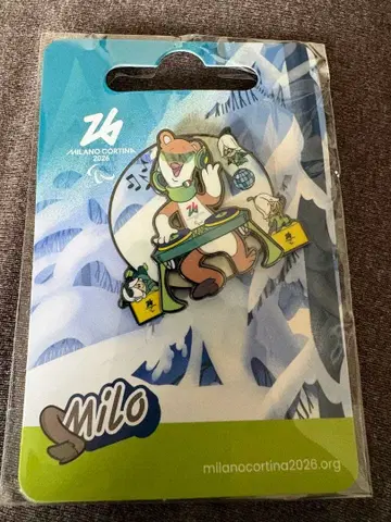 미로 핀 배지 밀라노 코르티나 올림픽 2026