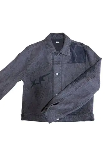 다크 그레이 데님 자켓 fujimoto