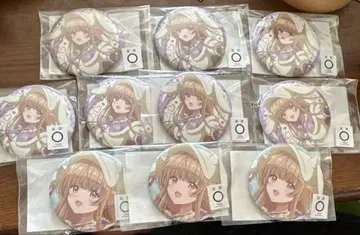 복권콜렉션 옆집 천사님 시이나 마히루 온라인 복권 캔뱃지 10개 토끼