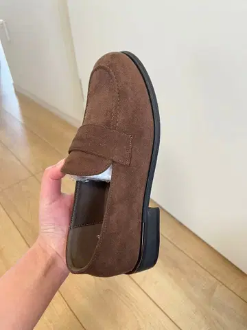 로퍼 스웨이드 신발 브라운 계열 출퇴근 통학 여성용 235