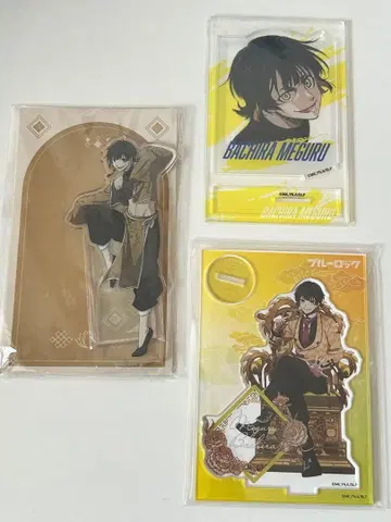 블루 록 바치라 메구루 아크릴 스탠드 묶음 판매 옥좌 차이나풍