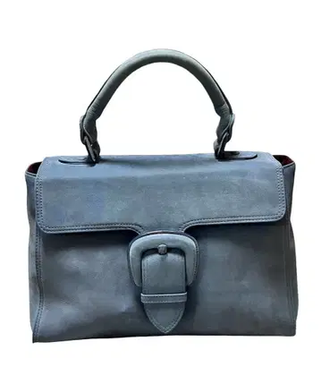 레어 장 폴 고티에 벨트 디자인 스웨이드 핸드백