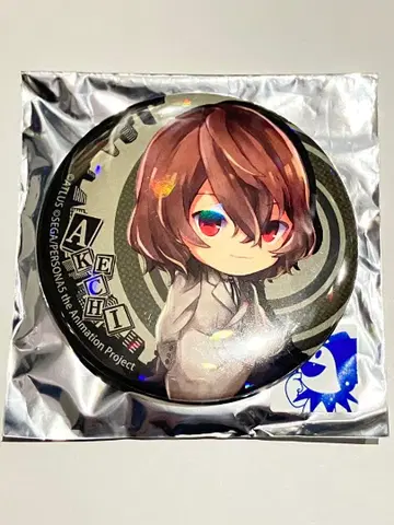 페르소나 5 P5A 난자타운 콜라보 캔뱃지 아케치