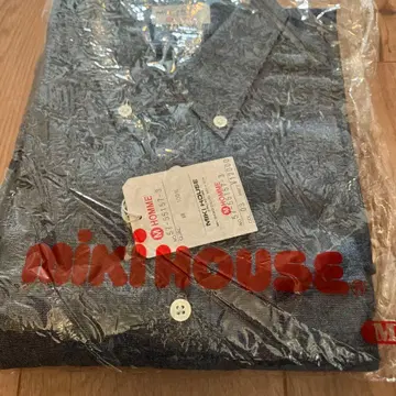 미키하우스 다크 블루 버튼다운 셔츠