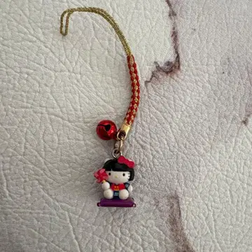 희귀 레어 헬로키티 좌시키와라시 이와테 지역 한정 키티 2003년 디자인