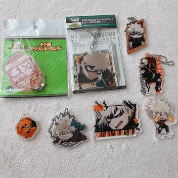 나의 히어로 아카데미아 히로아카 바쿠고 카츠키 아크릴 키링 세트 모음