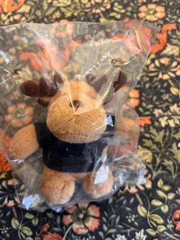 VOLVO 캐릭터 루돌프 봉제 인형 키링