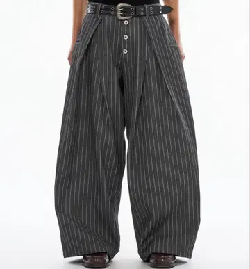 WISH FOR EVER 모듬 크로스 턱 배기 팬츠