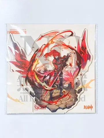 정품 원신 Genshin 아크릴 스탠드 디루크 불 원소