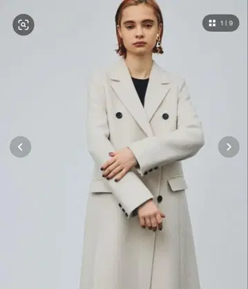 UNITED TOKYO 레일 박스 블레스 코트