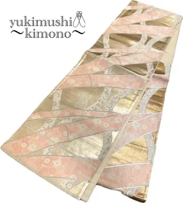 QQ2-140 후쿠로 오비 육통 골드 실버 핑크 432cm 알뜰 상품