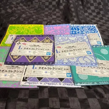 [ 제일복권 ] 죠죠의 기묘한 모험 타월 컬렉션 전 8종 컴플리트