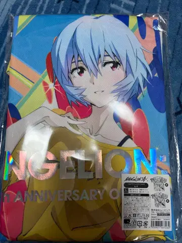 아야나미 레이 에바 페스티벌 풀 그래픽 T셔츠 L 에반게리온 30주년