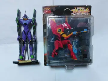 [ 레어, 골동품 ] 에반게리온 피규어 2체 세트 초호기 2호기