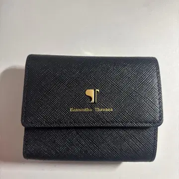 Samantha Thavasa 블랙 3단 폴더형 지갑