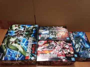 HG 유니콘 건담계 vol.1의 3체+1세트