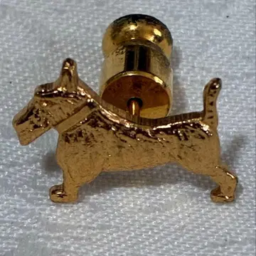 JEFFREY BANKS 빈티지 핀 배지 스코티시 테리어