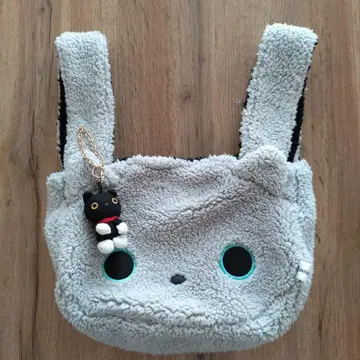 산리오 냥코 양말 후와후와 리버서블 토트백 & 마스코트