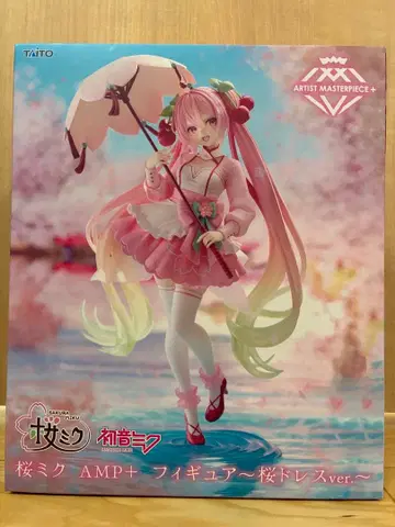 [ 하츠네 미쿠 ] 사쿠라 미쿠 AMP+ 피규어 ~벚꽃 드레스 ver.~