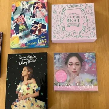 니시노 카나 CD DVD 4점 묶음 판매 초회반 포함